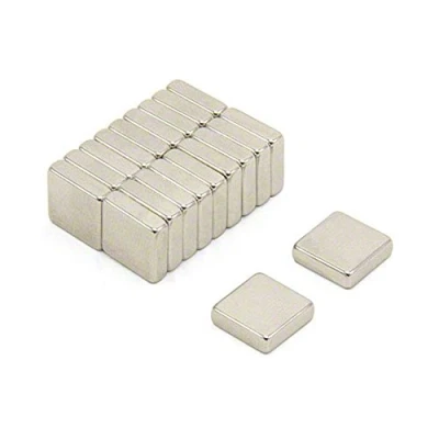 Bild av Magnetastico® 20 stycken neodym magneter N52 kvadrat 10 x 4 mm kylskåpsmagnet anslagstavla magnet permanent whiteboardmagnet självhäftande kvadratisk fyrkant