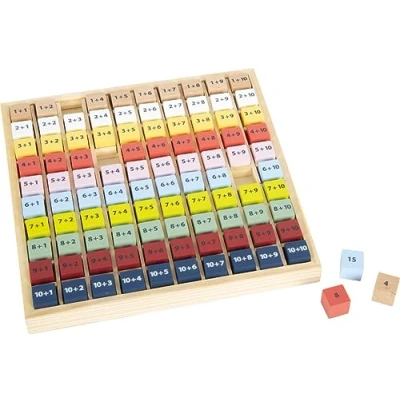 Bild av Small Foot Wooden Calculator Board Addition Colo