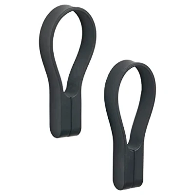 Bild av Zone Denmark Loop handduksclips, handdukshängare, magnetiska clips för handdukar och kökshanddukar, 9 cm, 2 st, svart