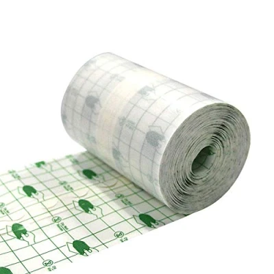 Bild av Wordmouk Vattentät transparent filmrulle självhäftande tejp medicinsk sårförband fixer gips stretch fixeringstejp tatuering eftervård bandage anti allergiskt självklistrande (10 cm x 10 m)