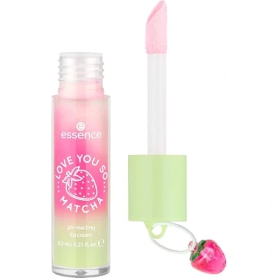 Bild av essence LOVE YOU SO MATCHA ph reagerande läppkräm, Lipgloss, Nr. 01, färganpassning, med oljor, naturlig, vegansk, utan parabener, mikroplastpartiklar, fri från nanopartiklar, 1 pack (6.5ml)