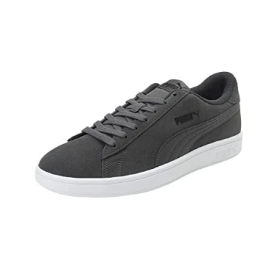 Bild av PUMA Uniseks SMASH V2 Low Top Trainers, CASTLEROCK BLACK WHITE, 47 EU