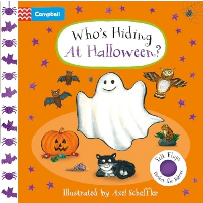 Bild av Who&#039;s Hiding At Halloween? (24): A Felt Flaps Book the perfect Halloween gift for babies!