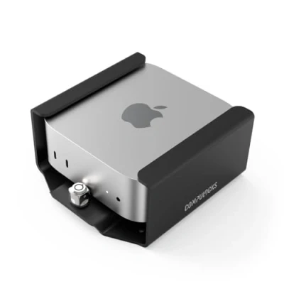 Bild av Compulocks Mac Mini Security Mount Monteringssats för systemsäkerhet väggmontering, bordsmonterbar, kan monteras under bord, monterbar på monitorn svart