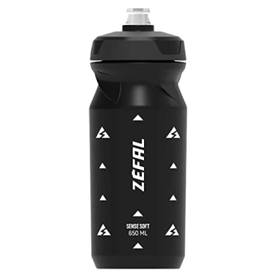 Bild av ZEFAL Unisex Sense mjuk vattenflaska, svart, 650 ml