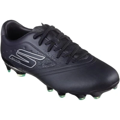 Bild av Skechers Performance Razor Fotbollsskor fasta dobbar, Storlek: 45, Black/silver Konstmaterial