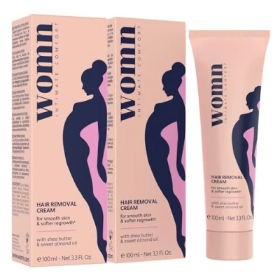 Bild av womn 2 x 100 ml Intimate Comfort hårborttagningskräm för bikinizon och armhålor (set ml)