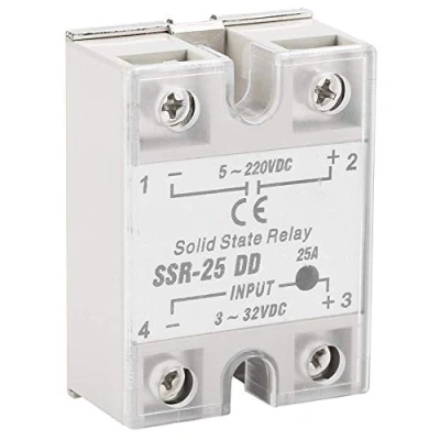 Bild av 25A SSR Relämodul DC Solid State Relä 3V 32V Styrning 5 25mA 5V 220V
