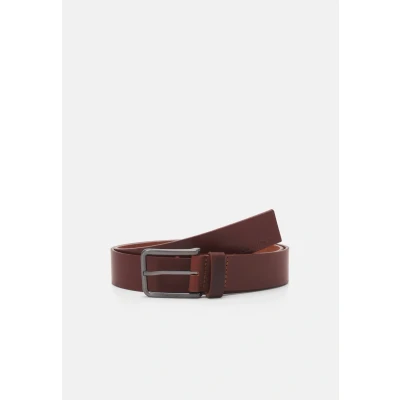 Bild av Calvin Klein Warmth Oiled Grain Skärp, Storlek: 130, Dark tan