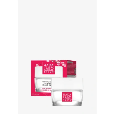 Bild av Hada Labo Tokyo 50 ml vitaliserande ansiktskräm för kvinnor, anti age nattkräm med hyaluronsyra, hudregenerering, ansiktsvård 40+