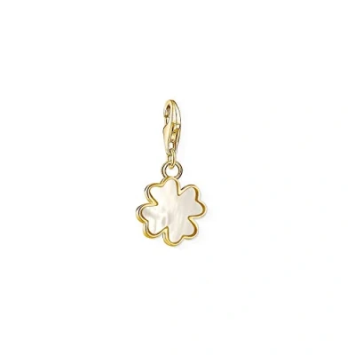 Bild av Thomas Sabo Damamulett hänge klöverblad pärlemor charm klubb 925 sterlingsilver 1775 429 14
