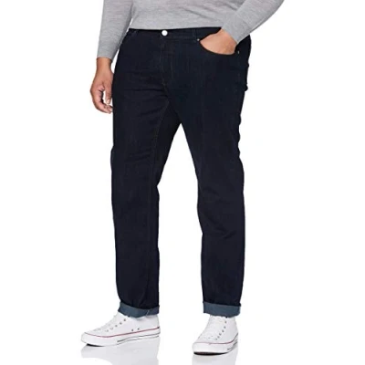 Bild av BRAX Feel Good herrbyxor Cooper normal passform, stretch, midja bomull, bomullsstretch, Mörkblå, 38W x 32L