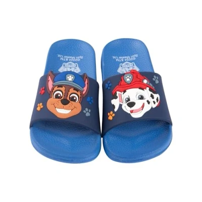 Bild av United Labels Paw Patrol badtofflor för pojkar Chase och Marshall barn tofflor badsandaler halkfria blå, 29/30 EU