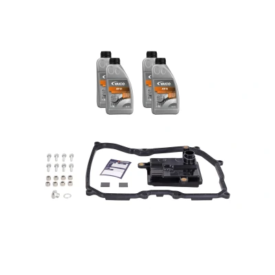 Bild av VAICO V10 8038 Jeu de pièces, vidange boîte automatique avec joint d&#039;étanchéite, accessoires quantité d&#039;huile pour standard