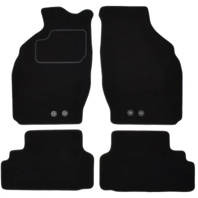 Bild av MAMMOOTH A041 OPL20 PRM 01 Ensemble de tapis sol Textile avant et arrière 4 noir Sur mesure