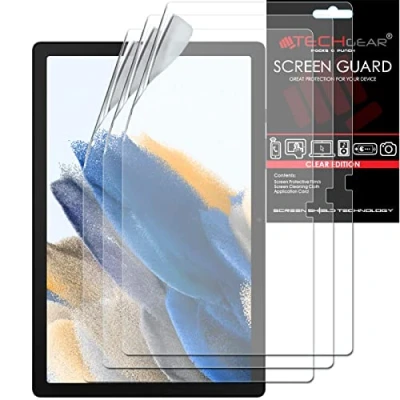 Bild av TECHGEAR 3 pack Galaxy Tab A8 10,5 tum skärmskydd (SM X200/SM X205), Ultra CLEAR skydd designat för Samsung 2022