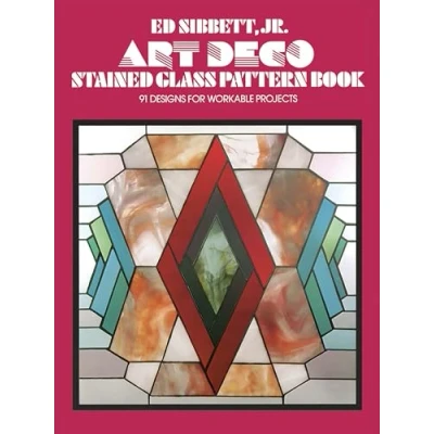 Bild av Art Deco Stained Glass Pattern Book: 91 Designs for Workable Projects