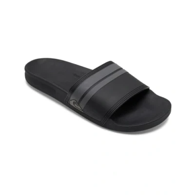 Bild av Quiksilver RIVI Slide Badsandaler, Storlek: 39, black grey Konstmaterial