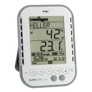 Bild av Profi Klimalogger Klimalogg Pro 30.3039 väderstation med 4 x fjärrkontroller 30.3180