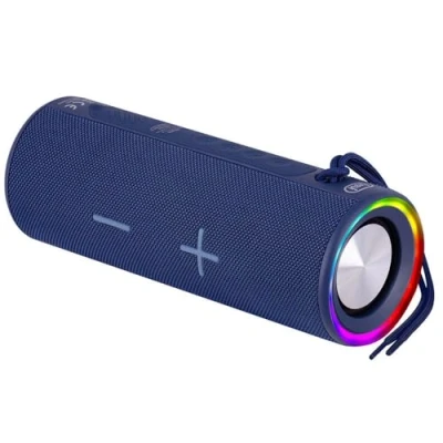 Bild av Trevi XR 8A35 20W bärbar förstärkt högtalare med Bluetooth, TWS funktion, USB, Micro SD, AUX IN, IPX4 vattentålig, uppladdningsbart batteri via USB Type C, Blå