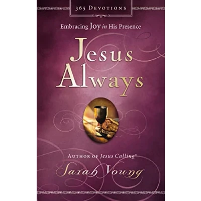 Bild av Jesus Always, Padded Hardcover, with Scripture References: Embracing Joy in His Presence (a 365 Day Devotional)