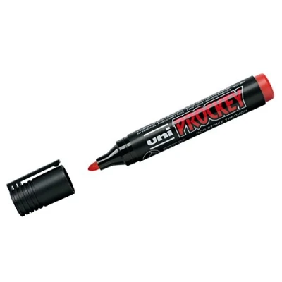 Bild av Uni Mitsubishi Blyertspenna Marker för blädderblock PROCKEY PM122 röd (UN5061)