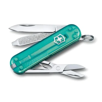 Bild av Victorinox, Schweizer Taschenmesser, Classic SD, Multitool, 7 Funktionen, Klinge, klein, Nagelfeile, Schraubendreher 2.5 mm, Geschenkbox