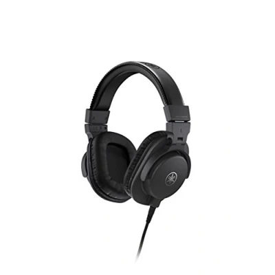 Bild av Yamaha HPH MT5 Studiohörlurar Hopfällbara monitorhörlurar med 3 m kabel och 6,3 mm standard stereo adapterkontakt, i svart