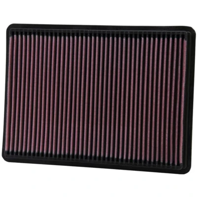 Bild av K&amp;N Luftfilter för motor: Hög prestanda, premium, tvättbar, panelbytesfilter: 2001 2010 (befälhavare, Grand Cherokee, frihet, Cherokee III), 33 2233