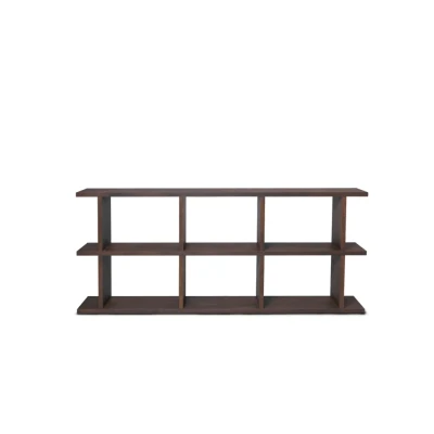 Bild av Ferm Living Kona Bookcase 3x2 Hyllor Dark Stained B: 170 x H: 72 D: 30 cm