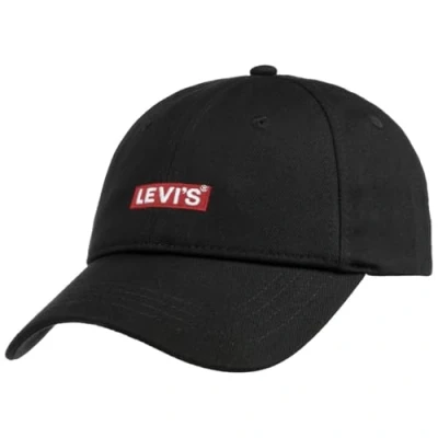 Bild av Levi&#039;s Svart unconstructed Keps Baby Tab Logo Regular Black Dad Cap @ Hatstore