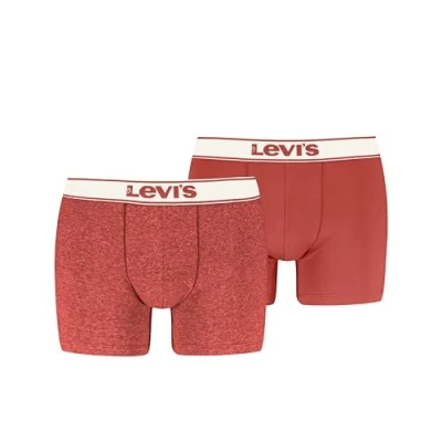 Bild av Levi&#039;s MEN Vintage Heather Brief 2 PACK Underkläder, Storlek: Small, Red combo