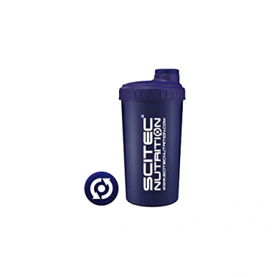 Bild av Scitec Nutrition Shaker, proteinmixer, BPA fri, 700 ml, mörkblå