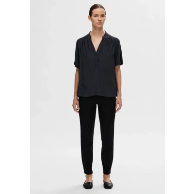 Bild av Selected Femme Slfsusie Mivia Tshirt bas, Storlek: 34, Dark sapphire