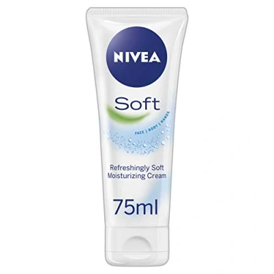 Bild av Nivea Crème de Soin Hydratante Soft Visage Corps Mains 75 ml
