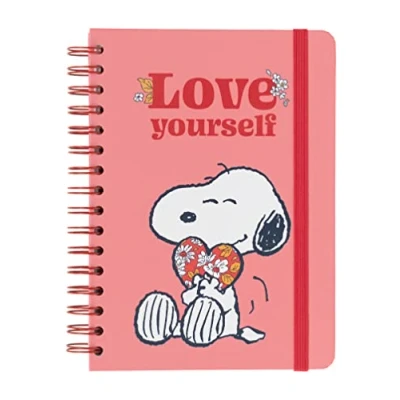 Bild av Grupo Erik Love Yourself Snoopy A5 Notebook Bullet Journal Notebooks Notepads Notepad Lined Sketchbook Gifts