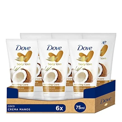 Bild av Dove kokos och mandelmjölksolja 500 ml handkräm