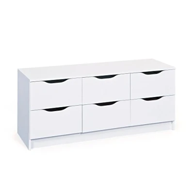 Bild av Inter Link byrå skänk sideboard hög highboard sidoskåp KFB Board vit B x H D: 120 50 40 cm