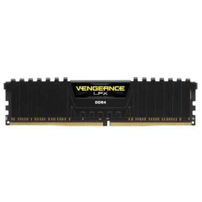 Bild av Mémoire pour PC de bureau CORSAIR DDR4 3200 MHz Vengeance LPX Series 64 Go [32 x 2] CMK64GX4M2E3200C16 Noir