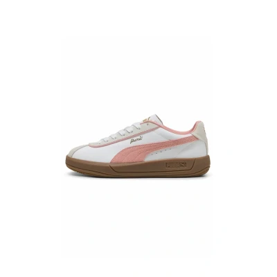 Bild av Puma CLUB Klassika Sneakers whitepink fruitvapor gray, Storlek: 35.5, White pink fruit vapor gray Skinn/syntet