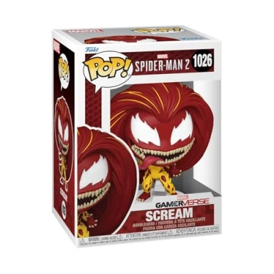 Bild av Funko POP! Games: SM2VG SCREAM Spider Man 2 Videospel Samling Vinylfigur Presentidé Officiell Merchandising Leksaker för Barn Och Vuxna Fans