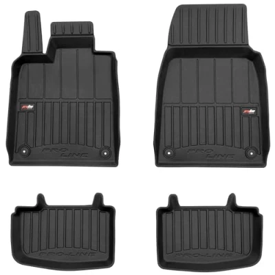 Bild av M MOTOS Bilgummimattor för Porsche Taycan fran 2019 Förbättra din resekomfort med Anti Slip Mat Car 3D Golvmattor bilgolv i alla väder, skydd mot smuts