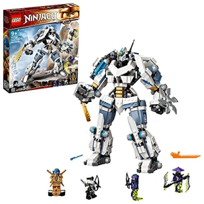 Bild av LEGO 71738 NINJAGO Zanes titanrobotstrid Byggsats med Minifigurer Byggklossar för Barn, Barnleksaker