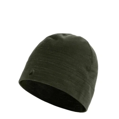 Bild av Fjällräven Grön traditionalbeanie Beanie Keb Fleece Hat Deep Forest @ Hatstore
