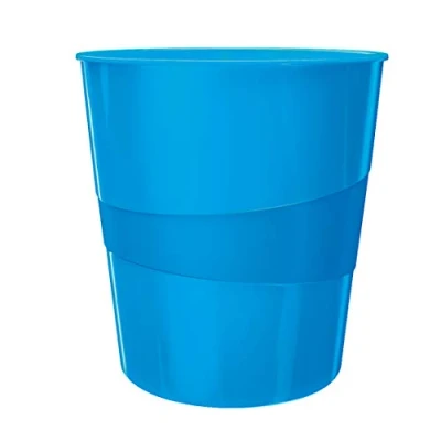 Bild av Leitz WOW Papperskorg, 15 liter, plast, grön, 52781054