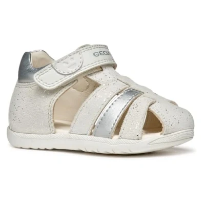 Bild av Geox Flicka B Sandal Macchia Gir, Vitt silver, 26 EU