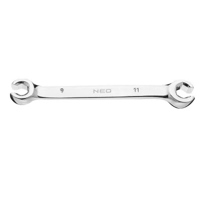 Bild av NEO TOOLS 09 143 Clé à dévisser durite rigide frein 9x11 satiné chromé Acier chrome vanadium