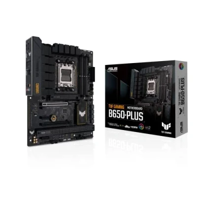 Bild av ASUS TUF GAMING B650 PLUS moderkortsuttag AMD AM5 (Ryzen 7000, ATX, PCIe 5.0, DDR5 minne, 14 effektstänger, USB 3.2 Gen 2x2 typ C, 2, 5 G Ethernet, Aura Sync)