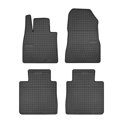 Bild av FROGUM 0456 Ensemble de tapis sol Caoutchouc avant et arrière 4 noir Sur mesure