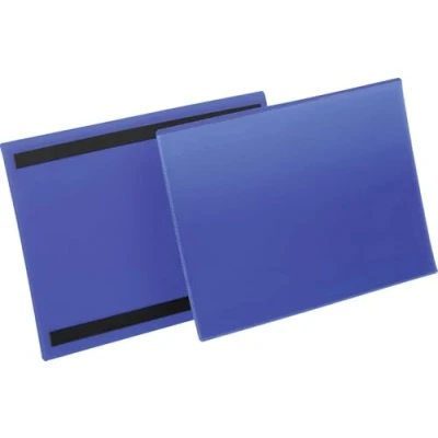 Bild av Durable 174507 Plastficka A4L magnetisk, mörkblå, 50 stycken